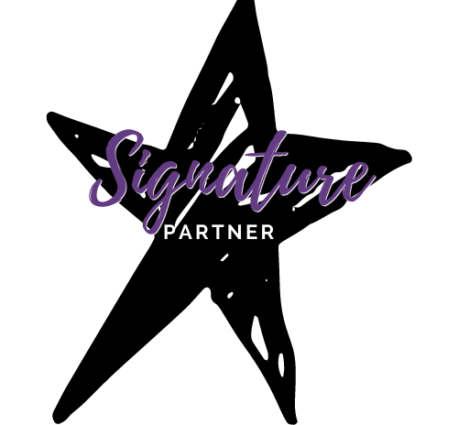 Signature Partner logo queen connection pageant
