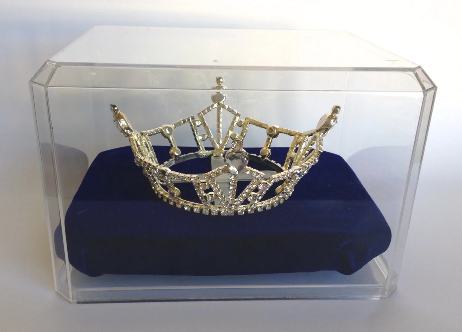 crown box display pageants