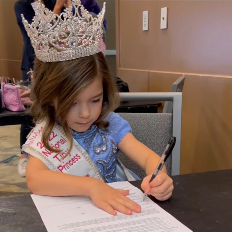 pageant contract sign American royal beauty